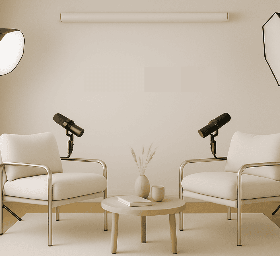 Como escolher o estúdio ideal para gravar podcast e vídeos com qualidade profissional